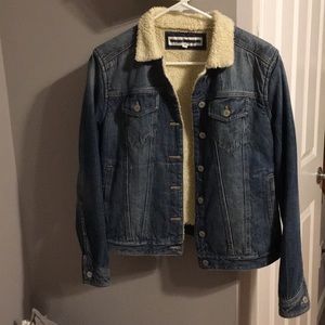 Sherpa lined Jean Jacket